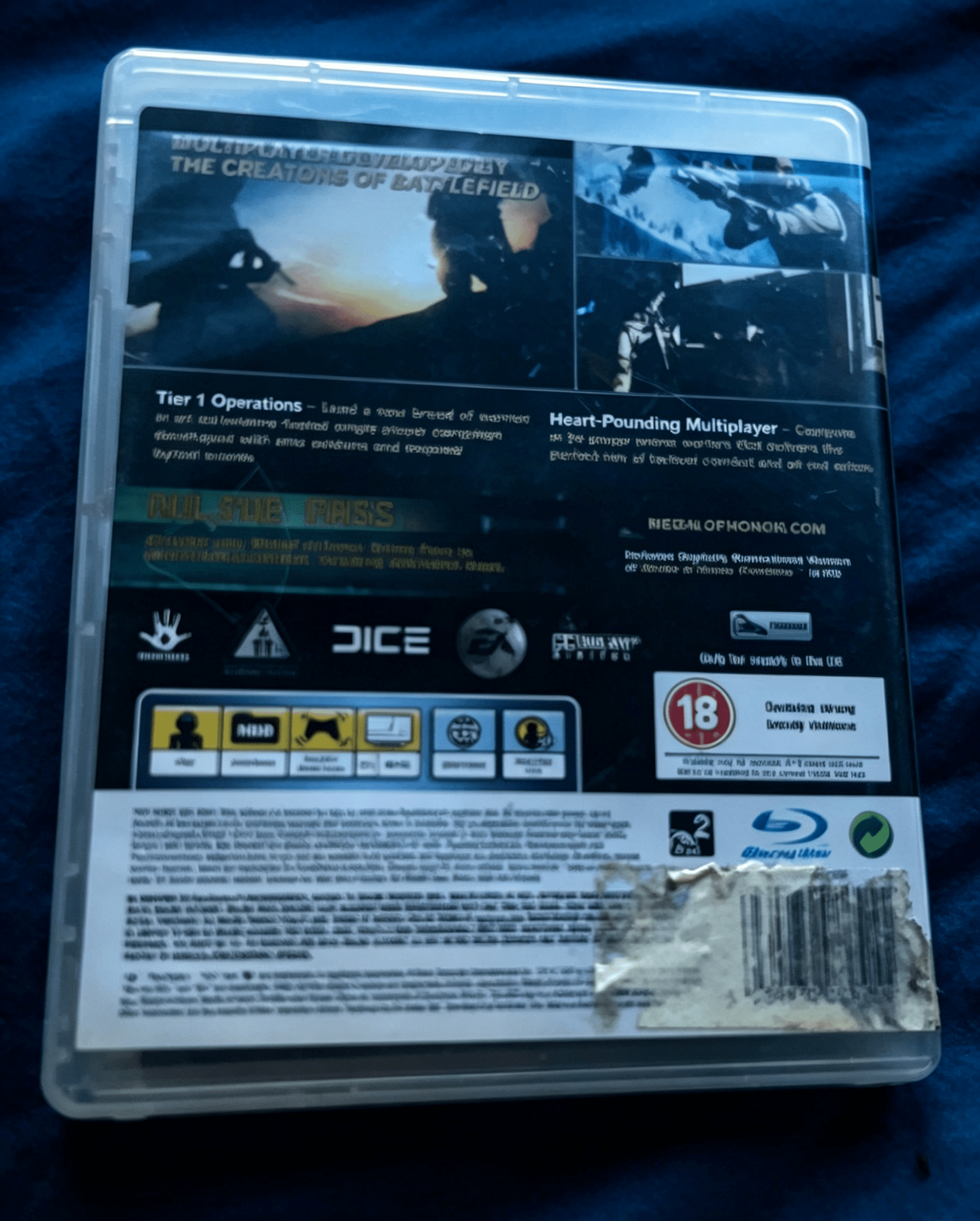 Medal of Honor (2010) | Sony PlayStation 3 PS3 | Disc & Case Only | PAL UK - GameTech Hub