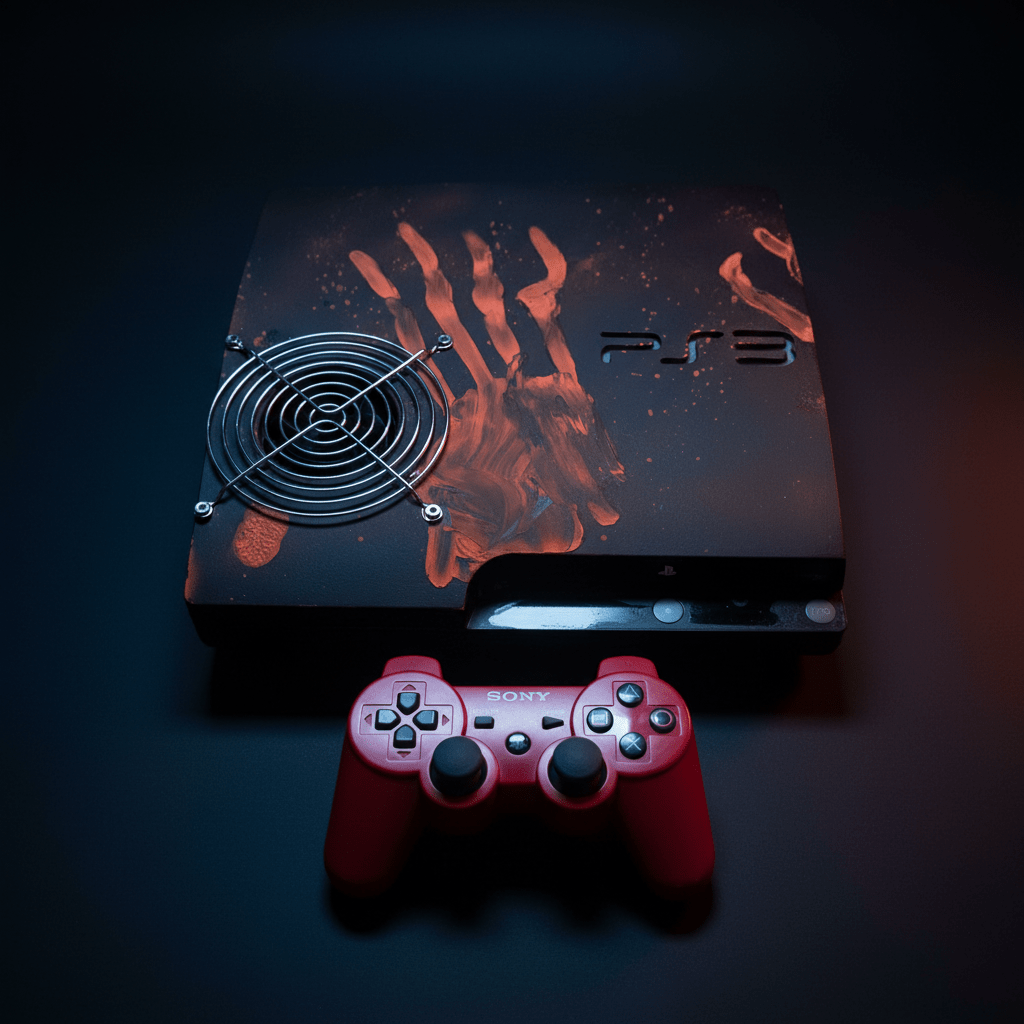 Sony PlayStation 3 Slim | Custom Art Faceplate | Rebug CFW | Disc Drive Not Working - GameTech Hub